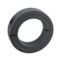 1 SINGLE SPLIT SET SCREW SHAFT COLLAR BLACK OXIDE